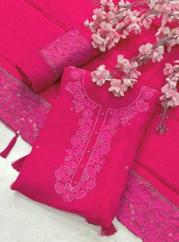 ORGANZA HAND EMBROIDED SUITS